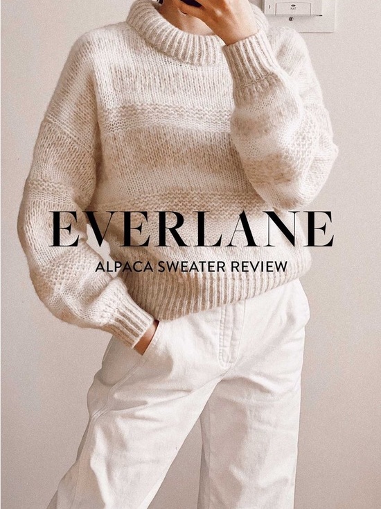 Everlane Sweaters - Everlane The Puff Sweater Heathered Oat Wool Cotton Blend Size Medium